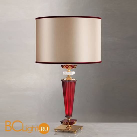 Настольная лампа Euroluce Museum LG1 Shiny gold ruby