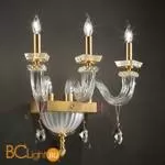 Бра Euroluce Museum A3 Satin gold Clear