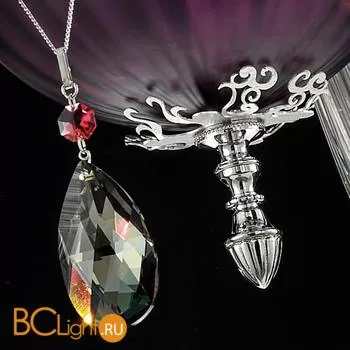 Люстра Euroluce Museum L8 Shiny silver amethyst - Фото 1