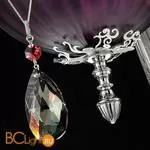 Люстра Euroluce Museum L8 Shiny silver amethyst - Фото 1