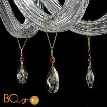 Люстра Euroluce Museum L8+4+4 Satin gold amber - Фото 0