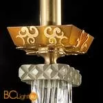 Люстра Euroluce Museum L8+4+4 Satin gold amber - Фото 1