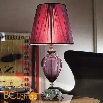 Настольная лампа Euroluce Nausicaa LG1 silver Amethyst