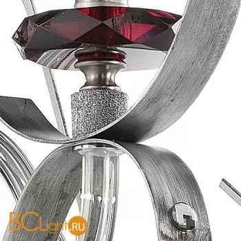 Люстра Euroluce Nuage L6 silver Amethyst - Фото 1