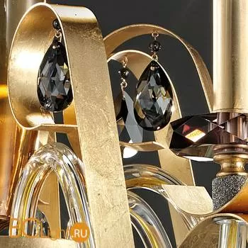 Люстра Euroluce Nuage L6 Gold Amber - Фото 0