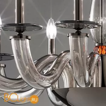 Люстра Euroluce Olympia L12 nickel Fume - Фото 1