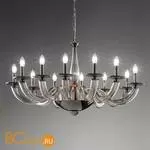 Люстра Euroluce Olympia L12 nickel Fume