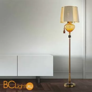 Торшер Euroluce Orfeo PT1 gold Amber - Фото 0