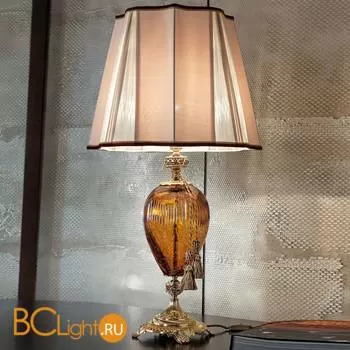 Настольная лампа Euroluce Penelope LG1 Shiny gold Amber