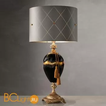 Настольная лампа Euroluce Penelope LG1 Satin gold Blue/amber