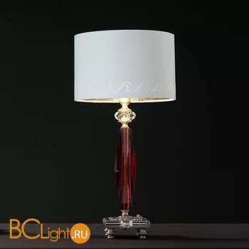 Настольная лампа Euroluce Perseo LP1 Silver Antique rose