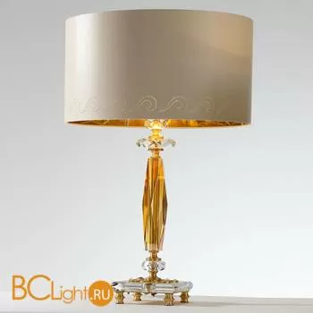 Настольная лампа Euroluce Perseo LG1 Gold Amber