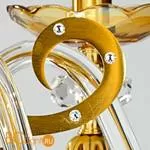 Люстра Euroluce Perseo L6 Gold Amber - Фото 0