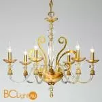 Люстра Euroluce Perseo L6 Gold Amber