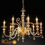 Люстра Euroluce Perseo L8 Gold Amber