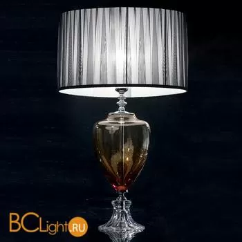 Настольная лампа Euroluce Pluton LG1 silver Amber