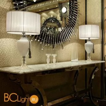 Настольная лампа Euroluce Pluton LP1 silver White - Фото 0