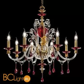 Люстра Euroluce Rubino Alicante L8 Ruby