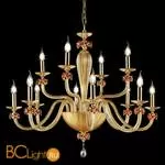 Люстра Euroluce Sheen L8+4 red