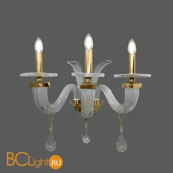 Бра Euroluce Soar A3 gold clear