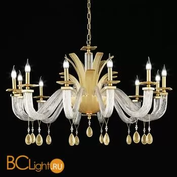 Люстра Euroluce Soar L12 gold Sheen
