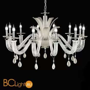 Люстра Euroluce Soar L12 silver Sheen silver 