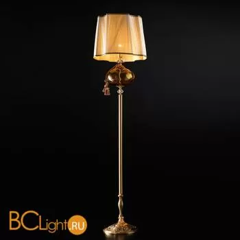 Торшер Euroluce Teseo PT1 gold Amber