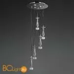 Подвесной светильник Euroluce Toochic S5+3 LED Silver Fume