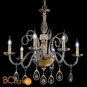 Люстра Euroluce Toochic L6 Gold Fume