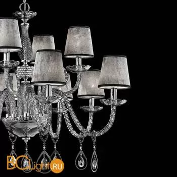 Люстра Euroluce Toochic L8+4 Silver Fume Shade - Фото 1