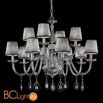 Люстра Euroluce Toochic L8+4 Silver Fume Shade