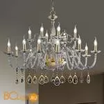 Люстра Euroluce Toochic L12+6 Gold Fume