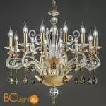 Люстра Euroluce Venere Chic Gold Clear/amber