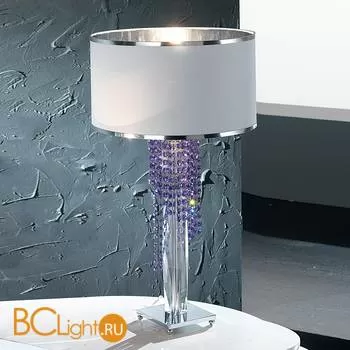 Настольная лампа Euroluce Venice Superlux LG1 silver blue violet