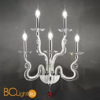 Бра Euroluce Venice Superlux A5 silver white red