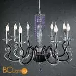 Люстра Euroluce Venice Superlux L8 silver black blue violet
