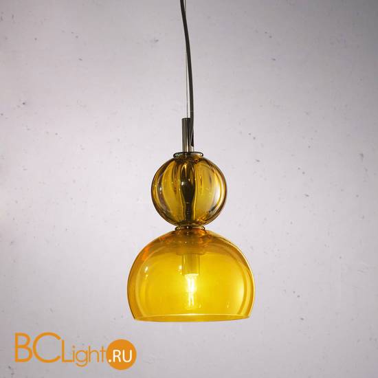 Подвесной светильник Euroluce Yncanto S1 small Amber