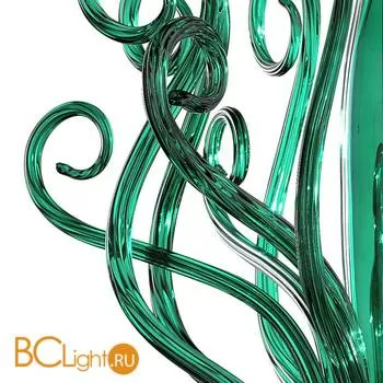 Подвесной светильник Euroluce Yncanto S1 CURL SHADE Green - Фото 0