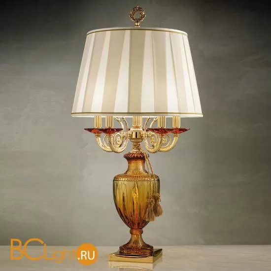 Настольная лампа Euroluce Zeus LG3 amber