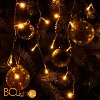 Гирлянда бахрома теплый белый 1,8*0,5М IP20 100-001 a060410 - Фото 0