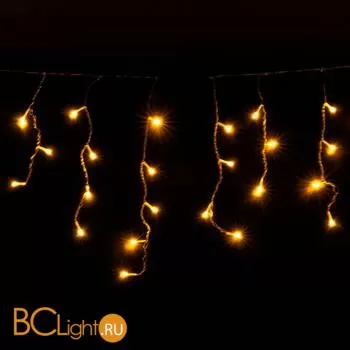 Гирлянда бахрома теплый белый 1,8*0,5М IP20 100-001 a060410 - Фото 1