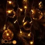 Гирлянда бахрома теплый белый 1,8*0,5М IP20 100-001 a060410 - Фото 0