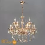 Люстра Eurosvet 10045 3543/8+4 золото/тонированный хрусталь Strotskis - Фото 6