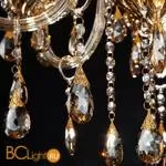 Люстра Eurosvet 10045 3543/8+4 золото/тонированный хрусталь Strotskis - Фото 1