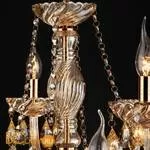 Люстра Eurosvet 10045 3543/8+4 золото/тонированный хрусталь Strotskis - Фото 7