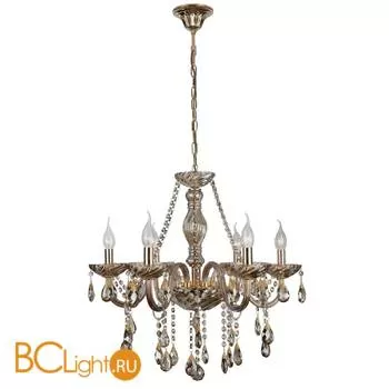 Люстра Eurosvet 3543 3543/6 золото/тонированный хрусталь Strotskis - Фото 0