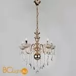 Люстра Eurosvet 3906 3906/5 золото/прозрачный хрусталь Strotskis - Фото 0