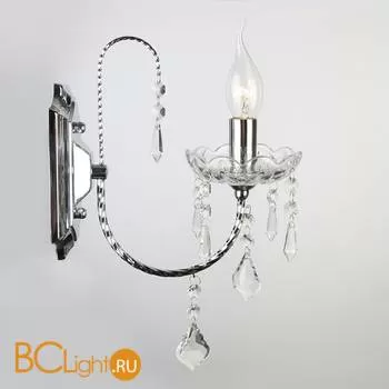 Бра Eurosvet 3908 3908/1 хром/прозрачный хрусталь Strotskis