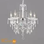 Люстра Eurosvet 3908 3908/5 хром/прозрачный хрусталь Strotskis