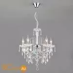 Люстра Eurosvet 3908 3908/5 хром/прозрачный хрусталь Strotskis - Фото 0